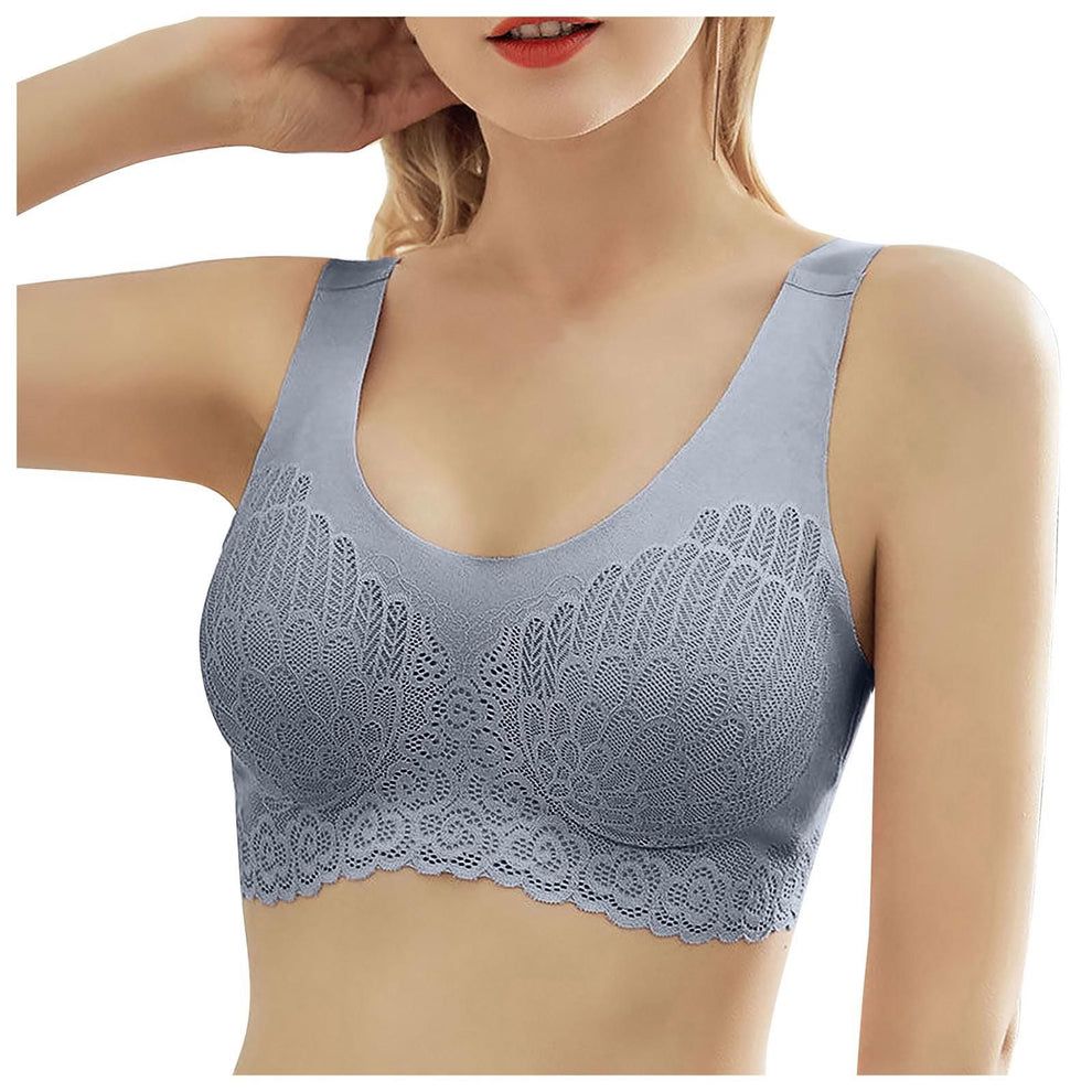 Women One Piece Wire Free Seamless Underwear Comfortable Sports Bras