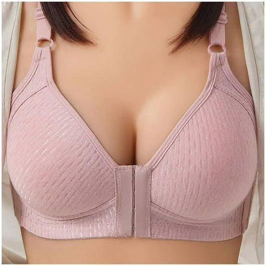 Front open hook bra